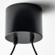 Lampa wisząca, fala/czarny ACKJA 305.589.16
