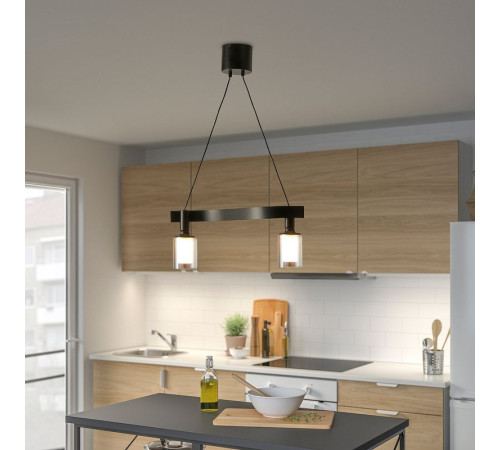Lampa wisząca, fala/czarny ACKJA 305.589.16