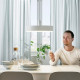Lampa wisząca LED, bezprzewodowy przyciemniany białe spektrum/biały NYMÅNE 404.884.47
