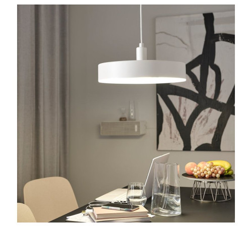 Lampa wisząca LED, bezprzewodowy przyciemniany białe spektrum/biały NYMÅNE 404.884.47