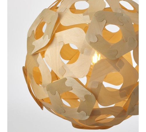 Lampa wisząca, okl brzoz/biały ÖDLEBLAD / SUNNEBY 496.040.13