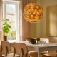 Lampa wisząca, okl brzoz/biały ÖDLEBLAD / SUNNEBY 496.040.13
