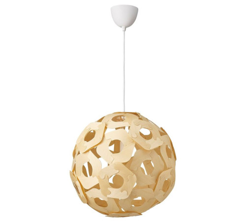 Lampa wisząca, okl brzoz/biały ÖDLEBLAD / SUNNEBY 496.040.13