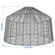 Lampa wisząca, czarny/rattan KAPPELAND / HAVSDJUP 496.040.51
