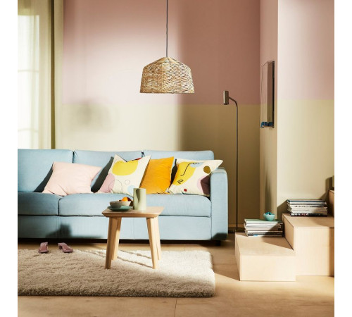 Lampa wisząca, czarny/rattan KAPPELAND / HAVSDJUP 496.040.51