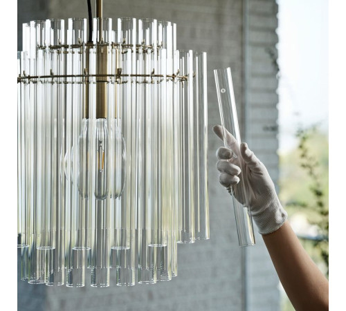Lampa wisząca, szkło/mosiądzowane STOCKHOLM 2025 505.863.05