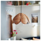 Lampa wisząca, wykonano ręcznie rattan/czarny SANDKORN / HAVSDJUP 596.127.86