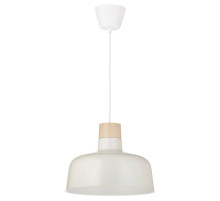 Lampa wisząca, biały/brzoza BUNKEFLO 604.883.90