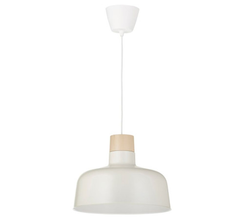 Lampa wisząca, biały/brzoza BUNKEFLO 604.883.90