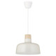 Lampa wisząca, biały/brzoza BUNKEFLO 604.883.90