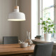 Lampa wisząca, biały/brzoza BUNKEFLO 604.883.90