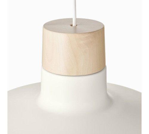 Lampa wisząca, biały/brzoza BUNKEFLO 604.883.90