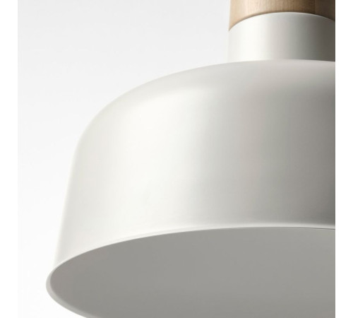 Lampa wisząca, biały/brzoza BUNKEFLO 604.883.90
