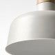 Lampa wisząca, biały/brzoza BUNKEFLO 604.883.90