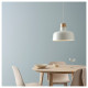 Lampa wisząca, biały/brzoza BUNKEFLO 604.883.90