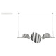Lampa wisząca LED, można przyciemniać/Matowy aluminium BACKSTÖRN 605.778.76