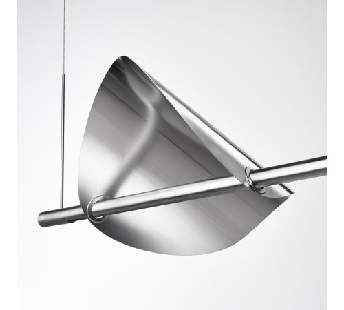 Lampa wisząca LED, można przyciemniać/Matowy aluminium BACKSTÖRN 605.778.76
