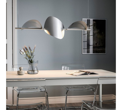 Lampa wisząca LED, można przyciemniać/Matowy aluminium BACKSTÖRN 605.778.76