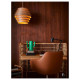 Lampa wisząca, okleina dębowa bejcowana na biało/biały DYKARKLOCKA / HAVSDJUP 696.040.45