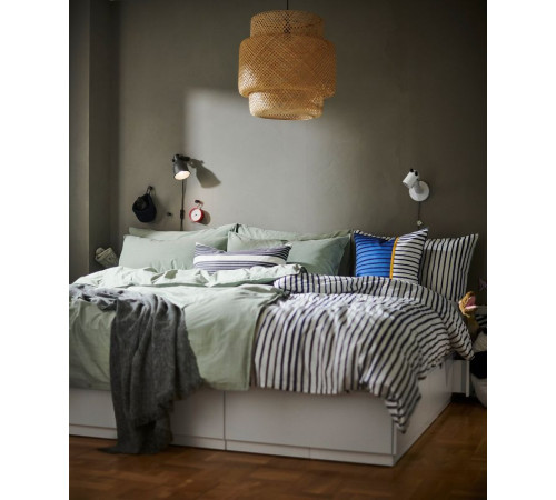 Lampa wisząca, bambus/wykonano ręcznie SINNERLIG 703.116.97