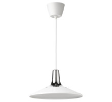 Lampa wisząca, efekt chromowania/biały FYRTIOFYRA 705.108.85