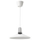 Lampa wisząca, efekt chromowania/biały FYRTIOFYRA 705.108.85