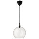 Lampa wisząca, szkło bezbarwne/niklowano JAKOBSBYN / JÄLLBY 793.880.60