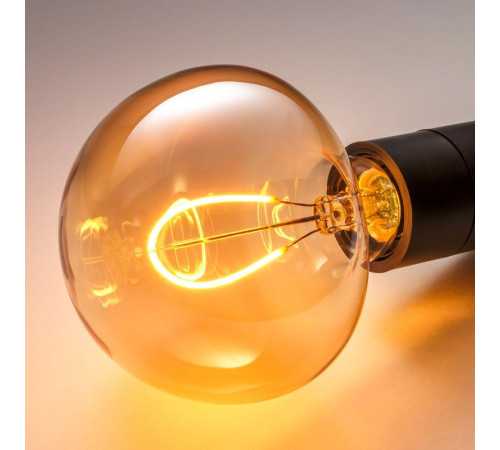Lampa wisząca z żarówką, tkanina niklowano/grzyb brązowe szkło przezroczyste JÄLLBY / MOLNART 795.826.46