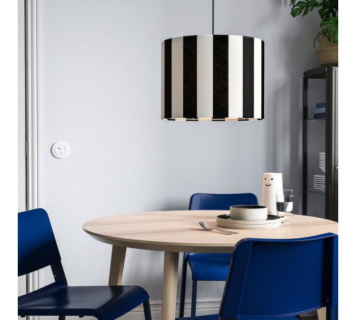 Lampa wisząca, czarny/biały RINGSTA / HAVSDJUP 796.101.21