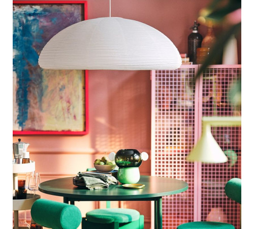 Lampa wisząca, wykonano ręcznie/biały IKEA PS 2026 / HAVSDJUP 796.193.34