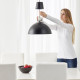 Lampa wisząca, czarny SKURUP 804.071.14