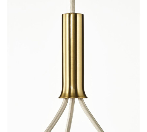 Lampa wisząca, opalowa biel szkło/mosiądzowane AKTERSPRING 805.778.80