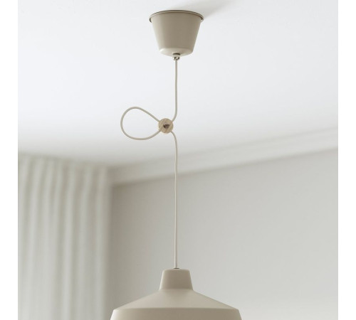 Lampa wisząca, beżowy/jesion SJÖMAKT 805.956.81