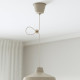 Lampa wisząca, beżowy/jesion SJÖMAKT 805.956.81