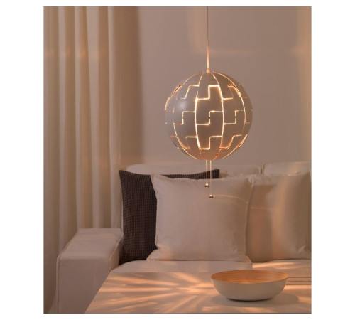 Lampa wisząca, biały/srebrny IKEA PS 2014 903.114.94