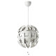 Lampa wisząca, biały/srebrny IKEA PS 2014 903.114.94