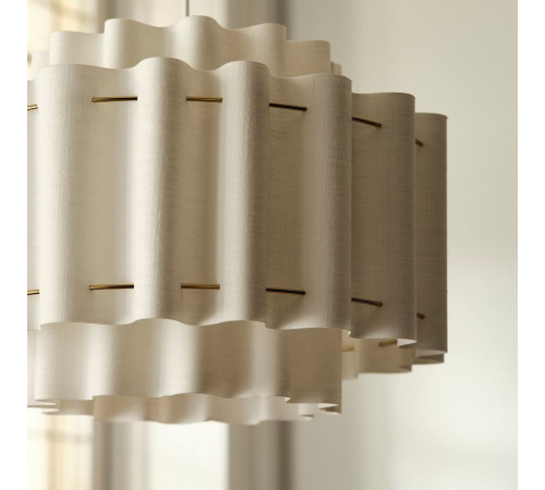Lampa wisząca, biały tkanina/mosiądzowane STOCKHOLM 2025 905.859.88