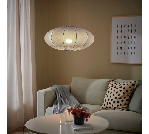 Lampa wisząca, turkusowy/biały REGNSKUR / HAVSDJUP 996.040.58