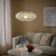 Lampa wisząca, turkusowy/biały REGNSKUR / HAVSDJUP 996.040.58