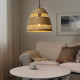 Lampa wisząca, wykonano ręcznie turzyca/czarny TORARED / HAVSDJUP 996.110.49