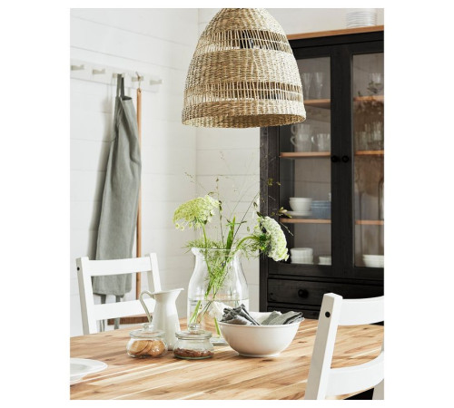 Lampa wisząca, wykonano ręcznie turzyca/czarny TORARED / HAVSDJUP 996.110.49