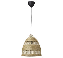 Lampa wisząca, wykonano ręcznie turzyca/czarny TORARED / HAVSDJUP 996.110.49