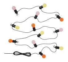 Łańcuch świetlny LED, 12 lampek, na zewnątrz/wielobarwny SOLVINDEN 806.155.04