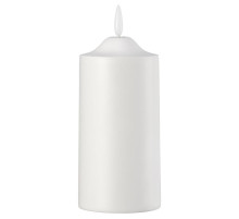 Świeca kolumnowa LED, na baterie biały SMÅLOM 906.197.85