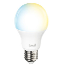 Żarówka LED E27 470 lumenów, smart białe spektrum/kula/mleczna biała KAJPLATS 006.113.07