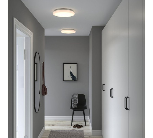Lampa sufitowa/ścienna LED, smart bezprzewodowy przyciemniany/ciepły biały biały STOFTMOLN 205.107.79