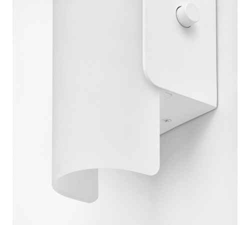 Lampa ścienna LED, można przyciemniać biały/szkło matowe biały HAVSDUN 304.992.53