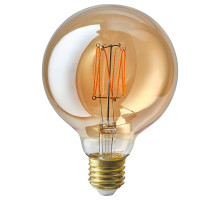Żarówka LED E27 150 lumenów, kula brązowe szkło przezroczyste MOLNART 105.849.78