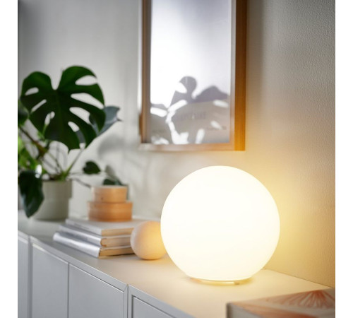 Żarówka LED E27 1521 lumenów, smart białe spektrum/kula/mleczna biała KAJPLATS 106.113.02