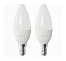 Żarówka LED E14 470 lumenów, żyrandol/opalowa biel SOLHETTA 205.840.15